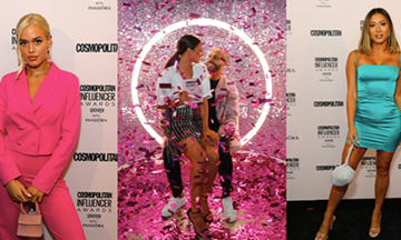 Winners announced at Cosmopolitan Influencer Awards with PANDORA 2019